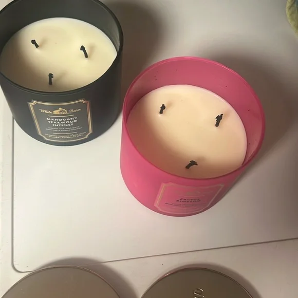 White Barn Pink and Black Candle Collection - Picture 2 of 3